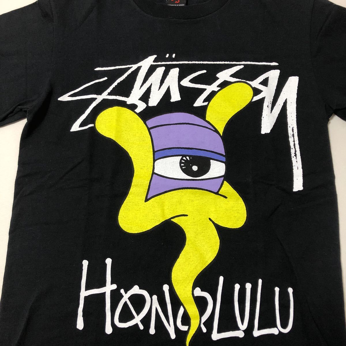 STUSSY x GHOST HONOLULU Tシャツ ( ステューシー レア old チャプト 周年 記念 限定 総柄 フォト レア Tee )_画像2