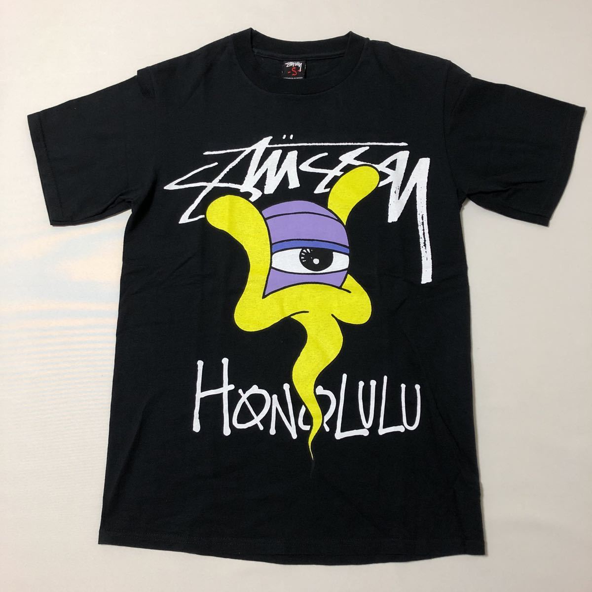 STUSSY x GHOST HONOLULU Tシャツ ( ステューシー レア old チャプト 周年 記念 限定 総柄 フォト レア Tee )_画像1