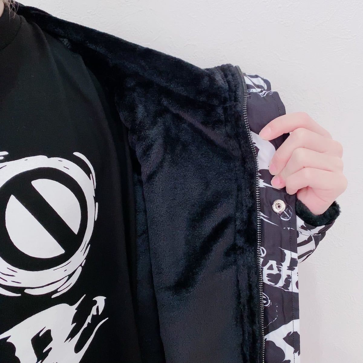 NieR ニーア《4POCKET内側ふわもこ》高品質超防寒総柄アウター NieR ニーア《4POCKET内側ふわもこ》高品質超防寒総柄アウター