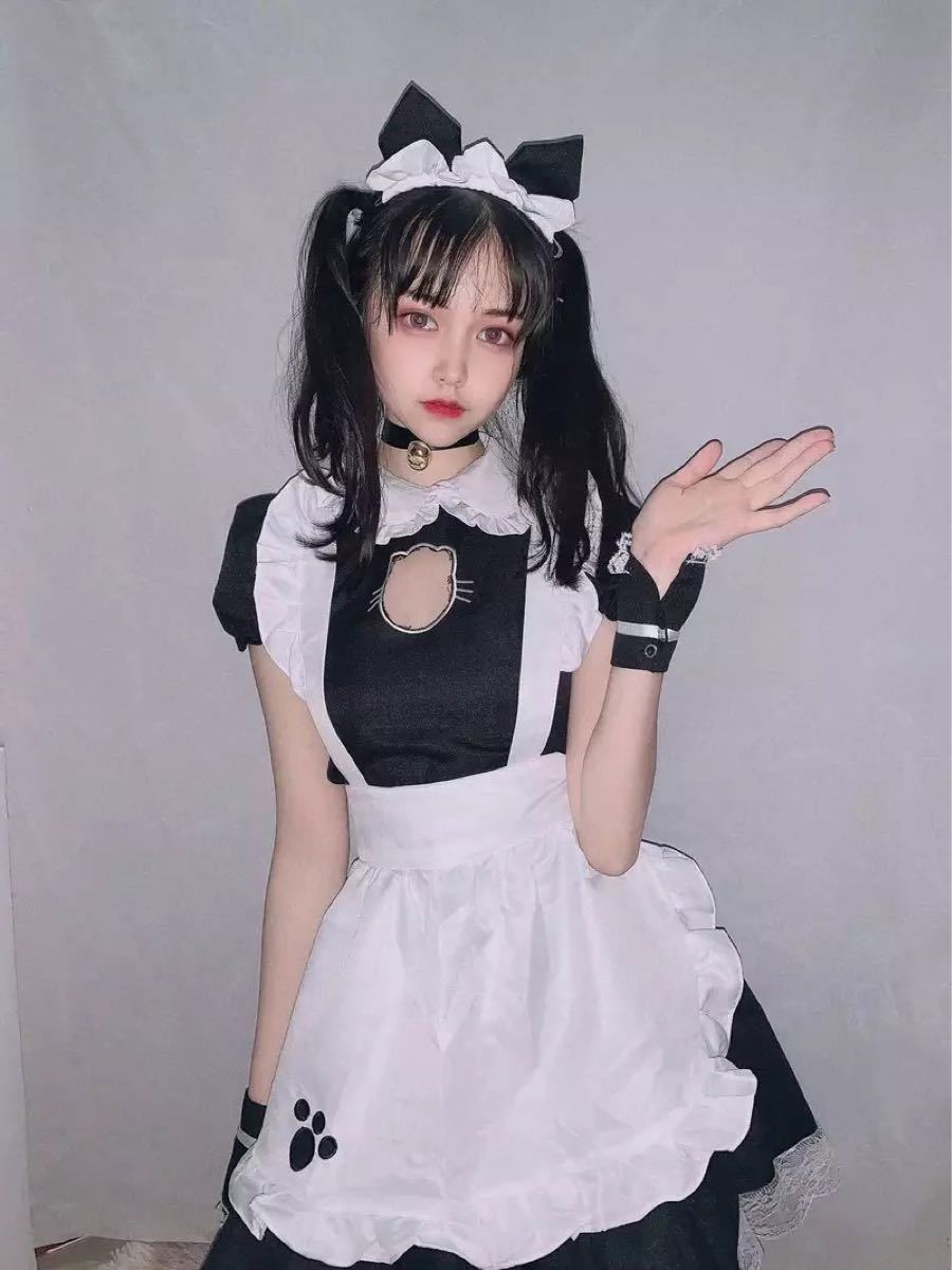 メイド服 猫型オープン コスプレ コス コスプレ衣装 ハロウィン