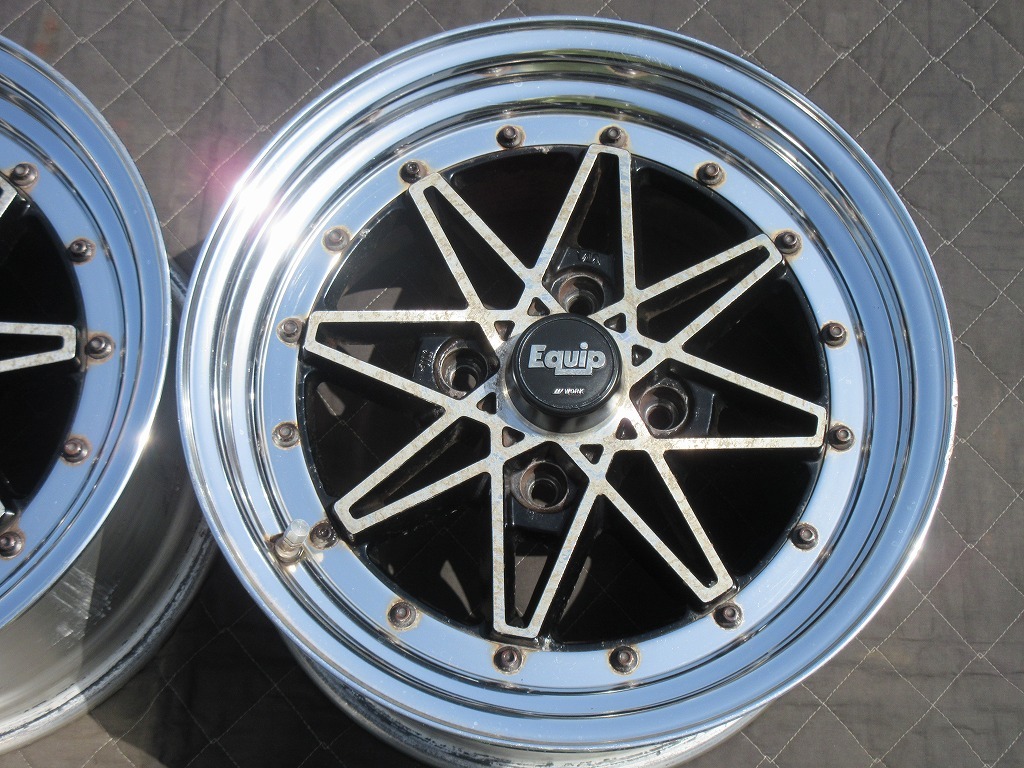 ヤフオク! - 当時物!希少!WORK エクイップ Equip 15インチ...