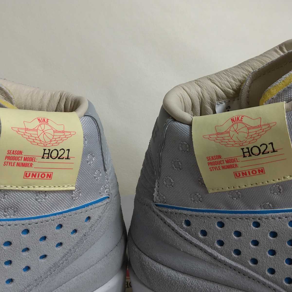 ■即決　新品 国内正規品 UNION × NIKE AIR JORDAN 2 RETRO SP GREY FOG ユニオン×エアジョーダン2 グレー フォグ AJ2_画像6