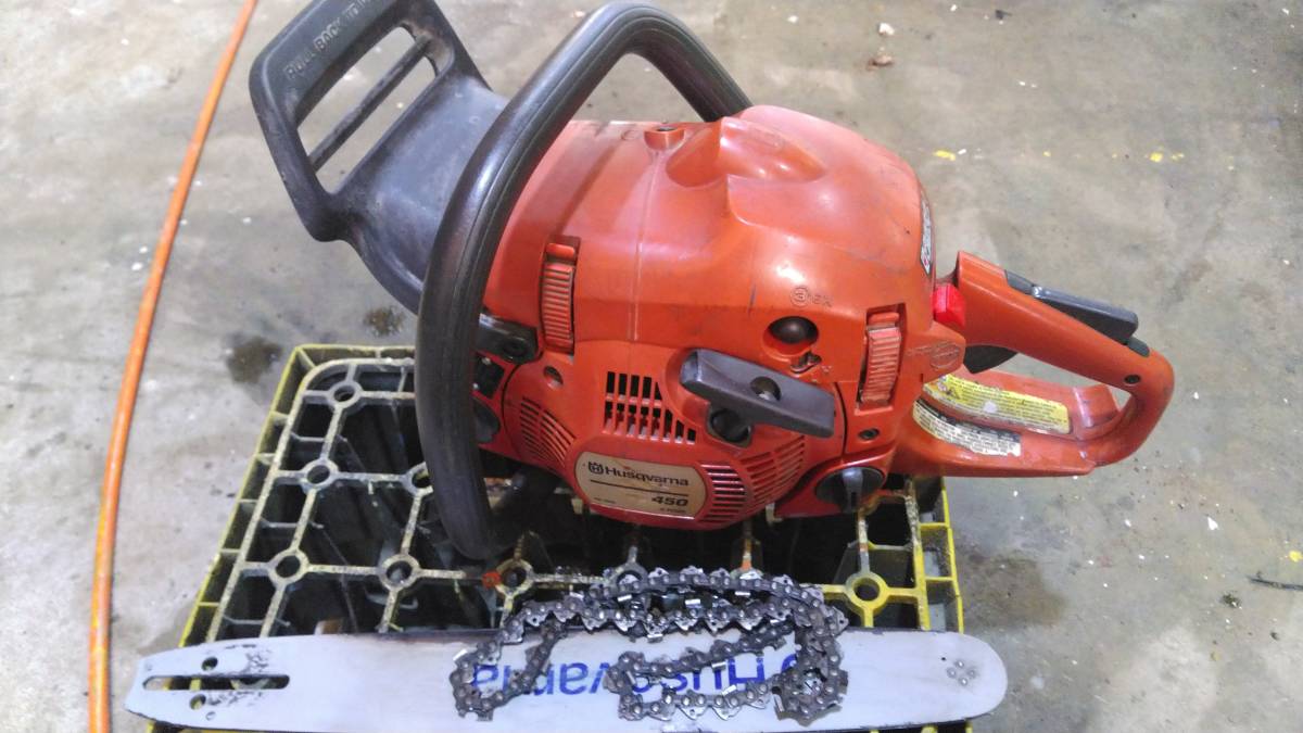 ハスクバーナ450 エンジンチェーンソー ジャンク品 | udaytonp.com.br