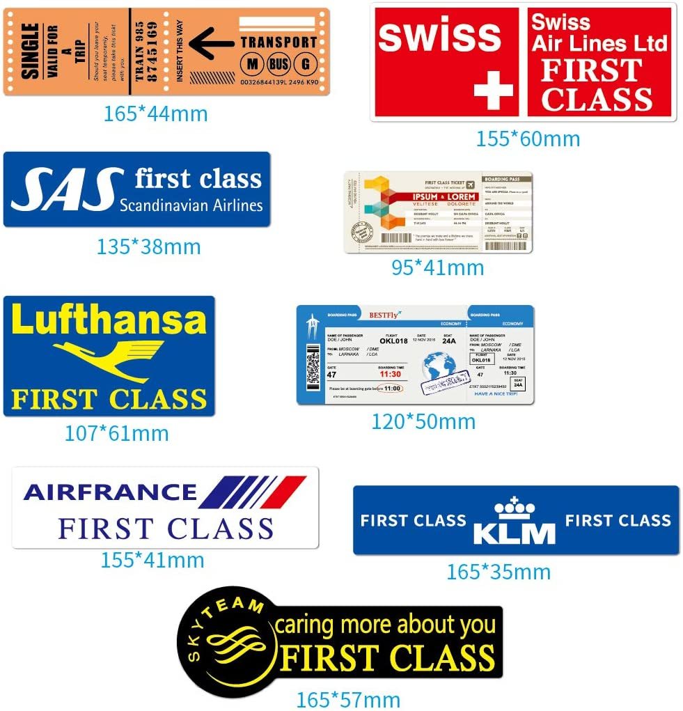 ◆◇◆49016-ExHS◆◇◆[AIRLINES-STICKER] エアラインBOARDING PASS＊BAGGAGETAG_画像4