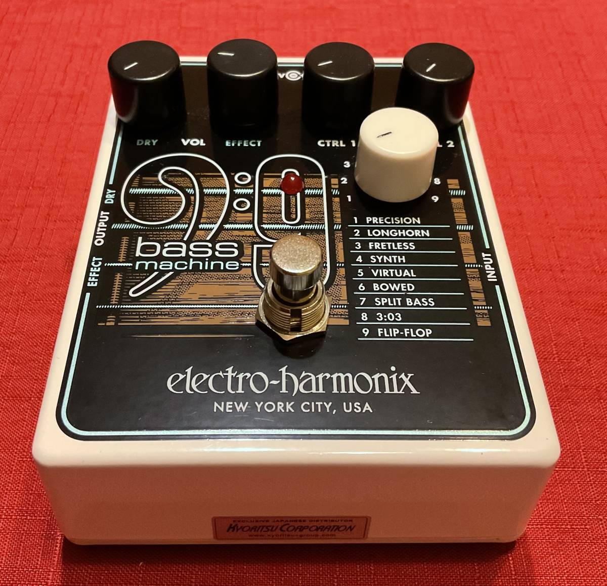 electro-harmonix bass9 (bass 9) Used ( ACアダプター・元箱・取説