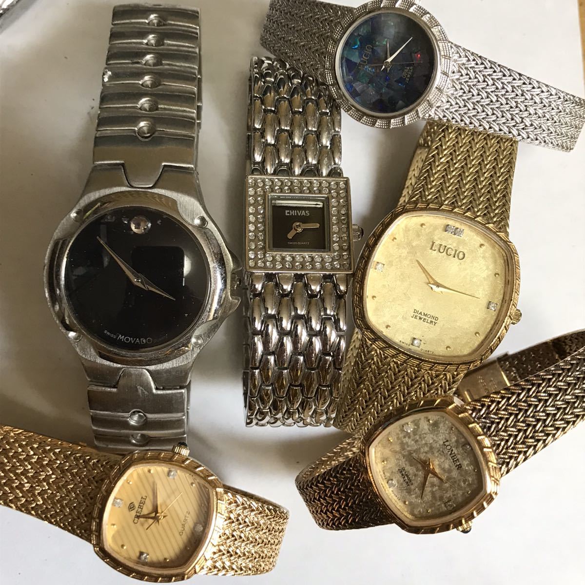 全て スイスクオーツの腕時計 All swiss Quartz watch 24本 大量 