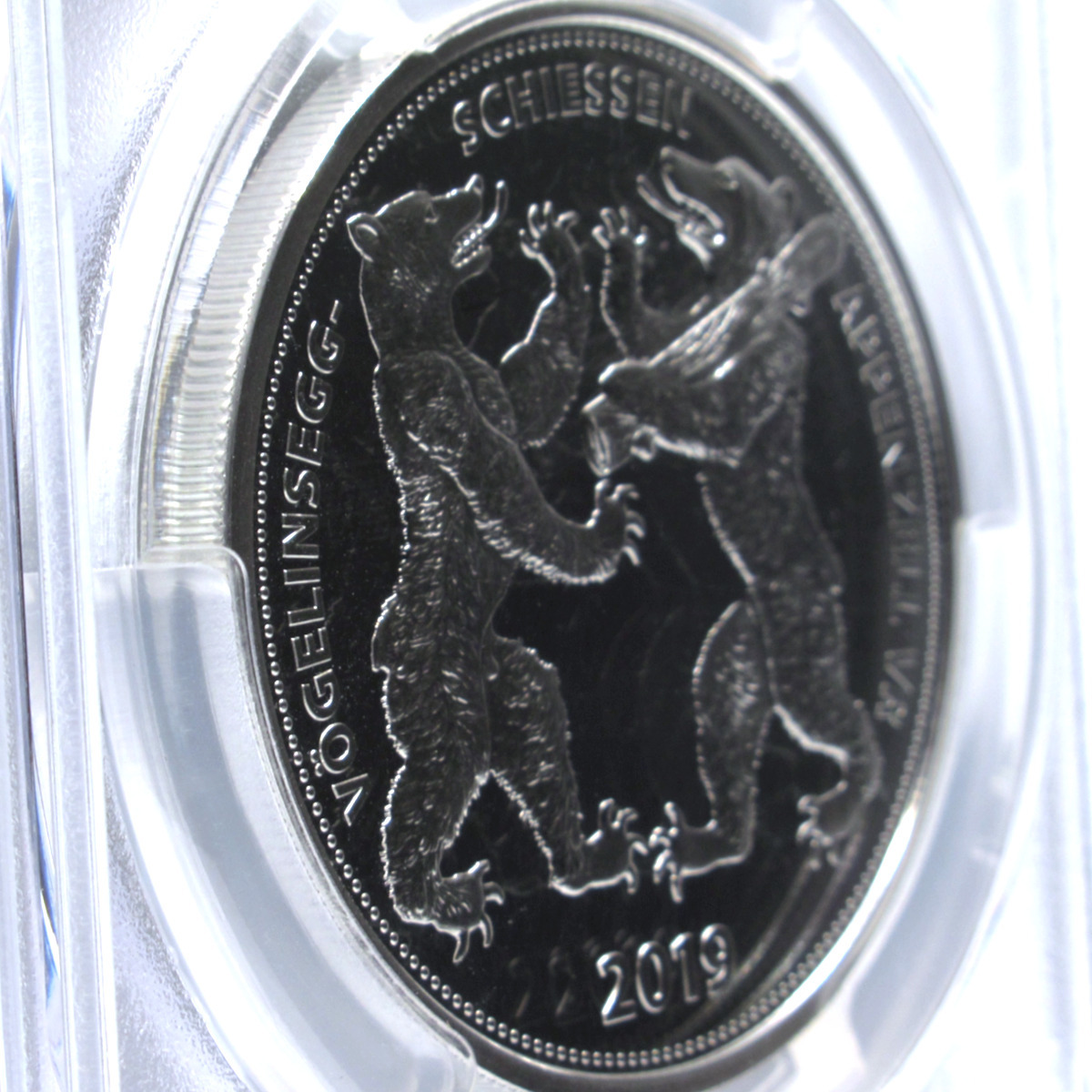 最高鑑定』2019年 スイス 50フラン銀貨 PCGS PR70 DCAME