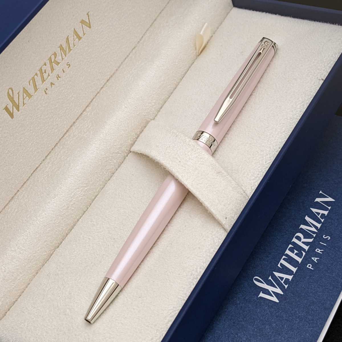 [未使用新品]　WATERMAN　ウォーターマン　メトロポリタン　エッセンシャル　ローズウッドCT　油性　ボールペン　2k1591_専用化粧箱・取扱説明書有ります。