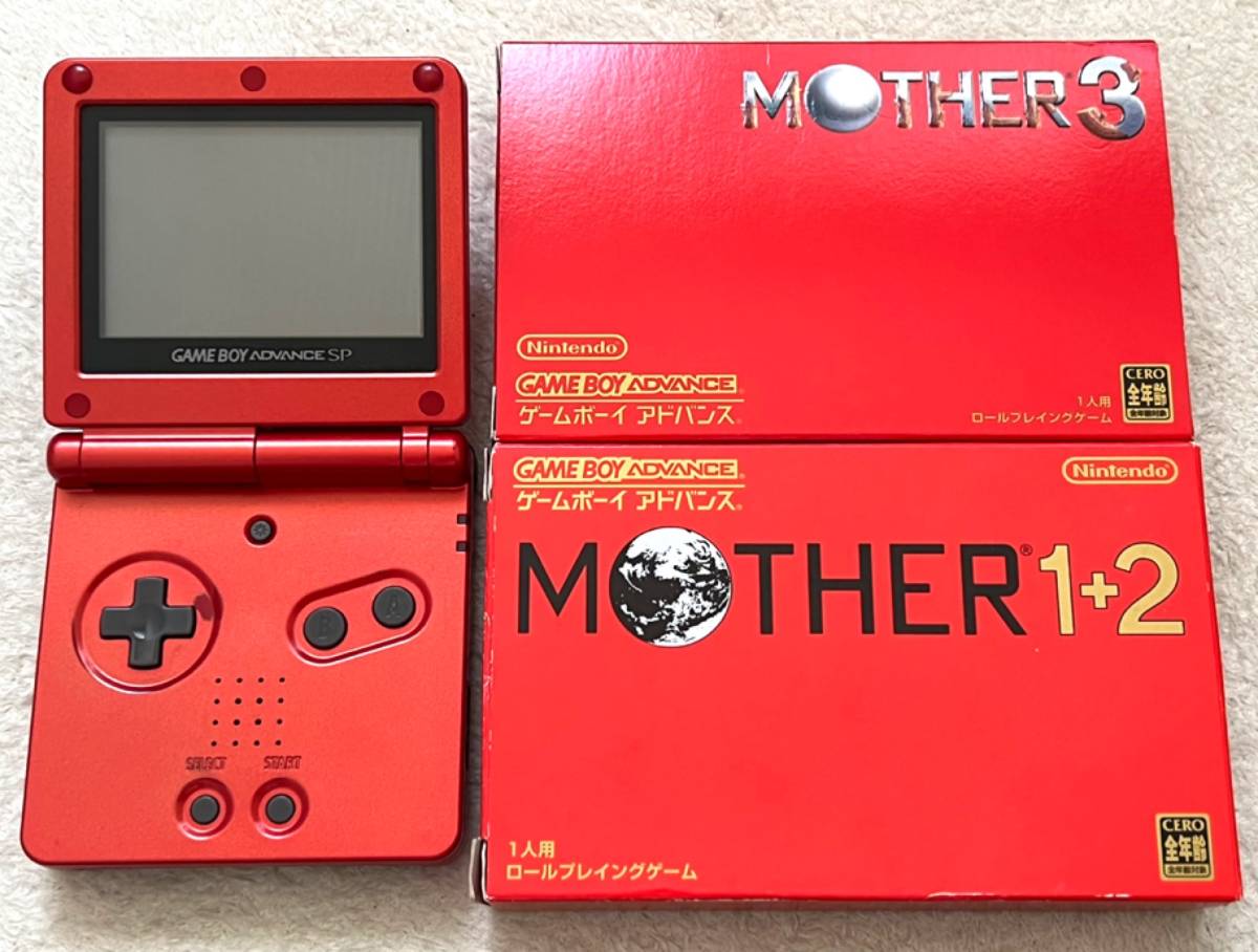 ゲームボーイアドバンスSP mother1＋2 mother3セット