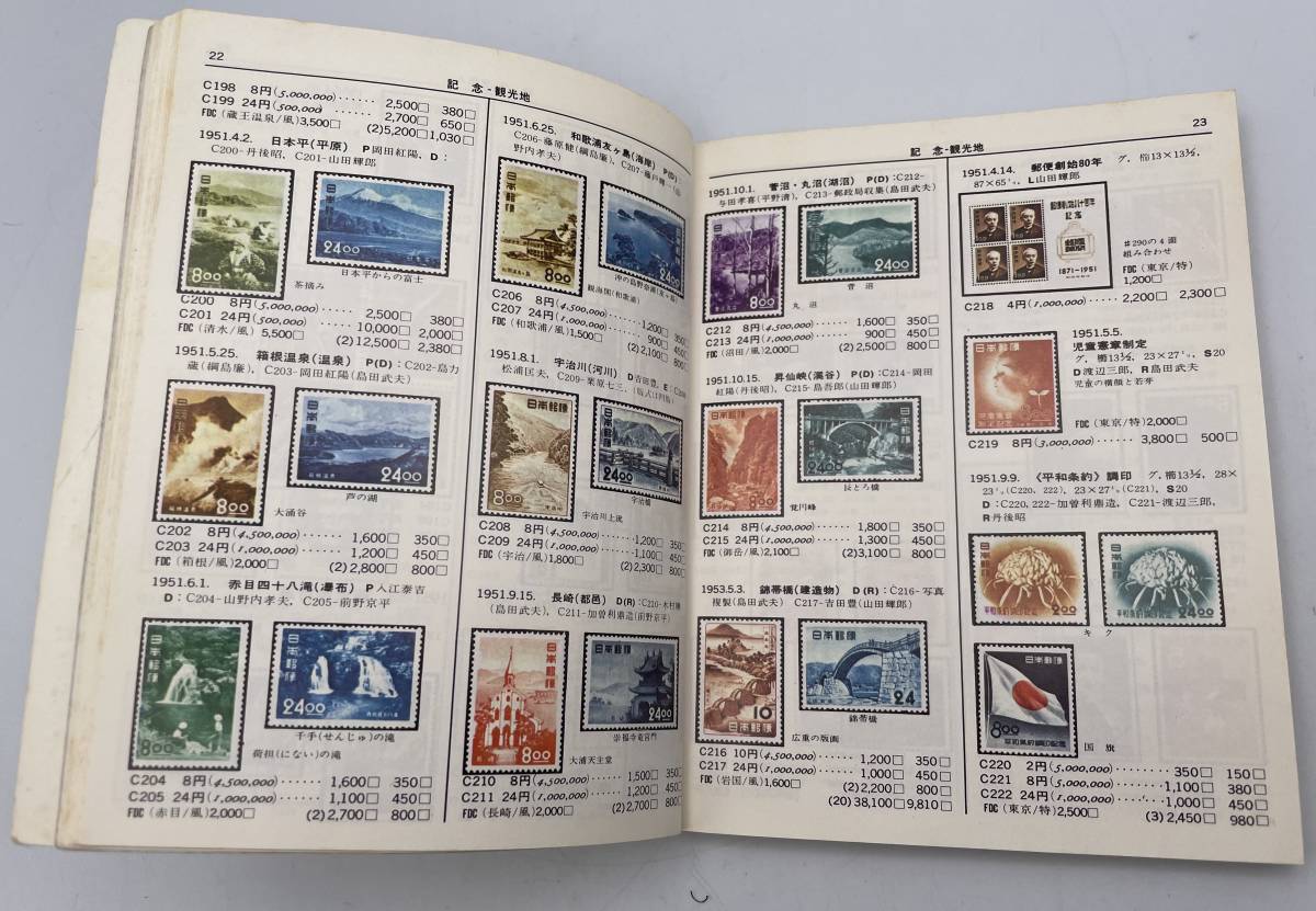 i7395S 【1円スタート！】新版　原色日本切手図鑑　1976年版　日本郵趣協会　_画像4