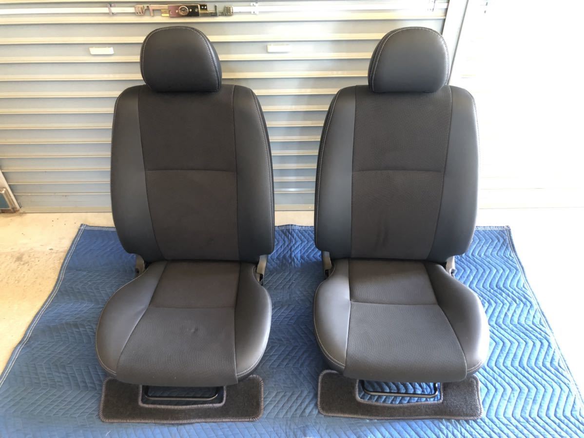 ハイエースS-GL200系ワイド フロントシート ダークプライム2 新車外し