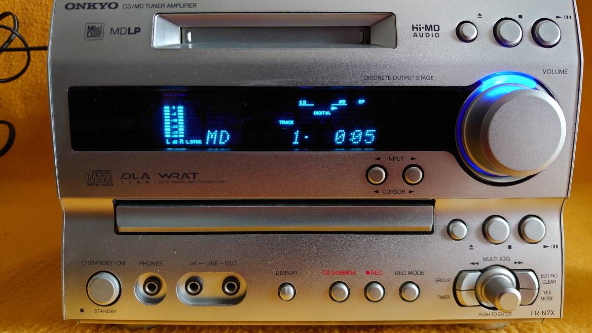 1着でも送料無料 FR-N7TX 本体&純正リモコンセット(CD音出し動作