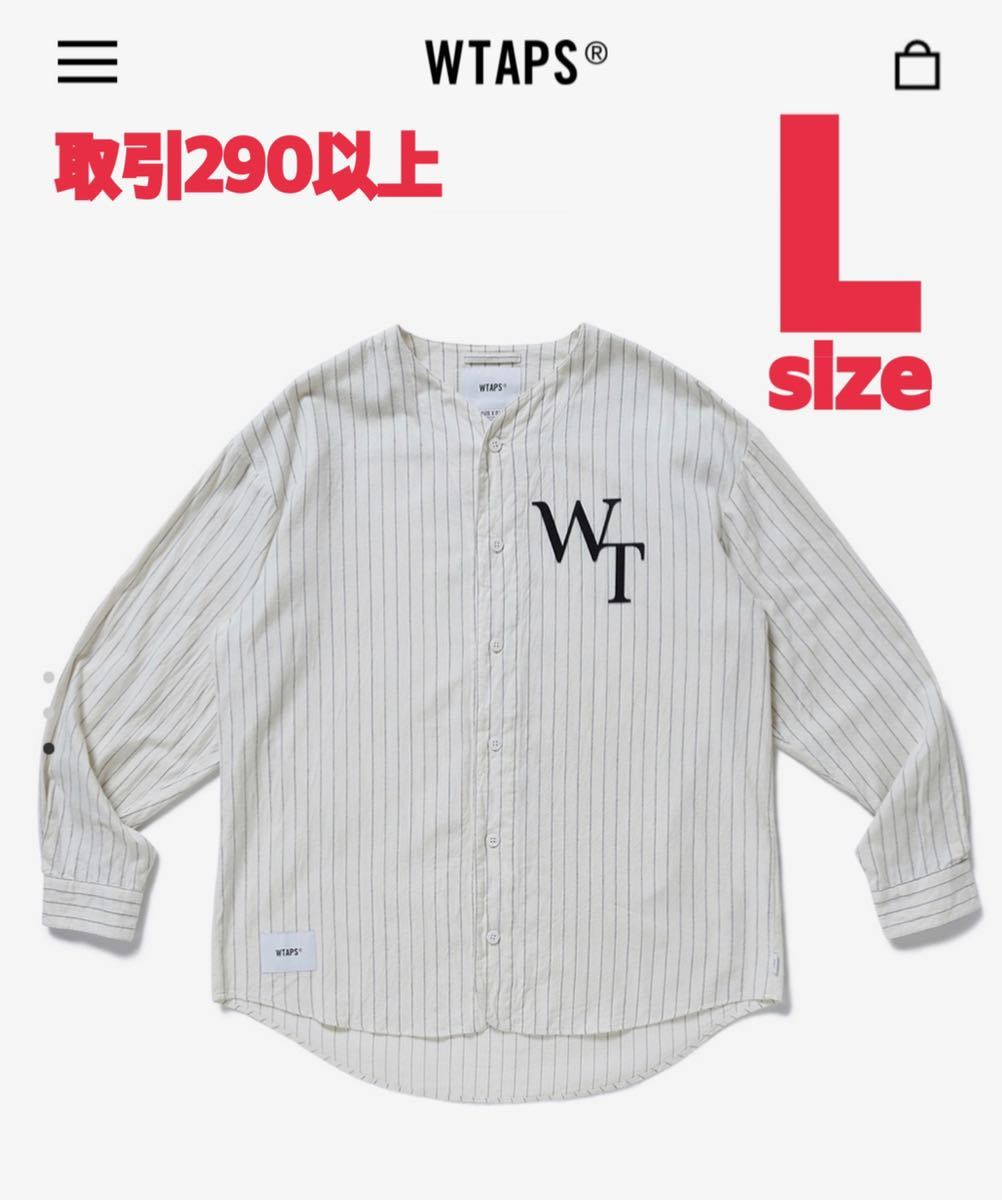 WTAPS LEAGUE ベースボールシャツ Lサイズ グレー ダブルタップス 