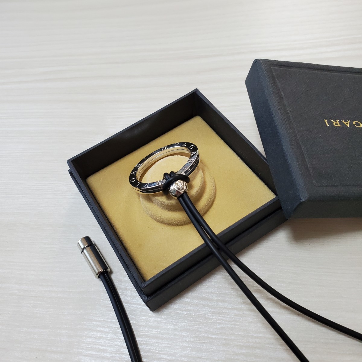 未使用 BVLGARI キーリング 美品 箱、キーリングケース付き 【メーカー