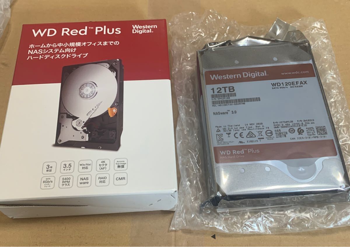 超歓迎 WESTERN DIGITAL WD Red Plusシリーズ 3.5インチ内蔵HDD NAS用