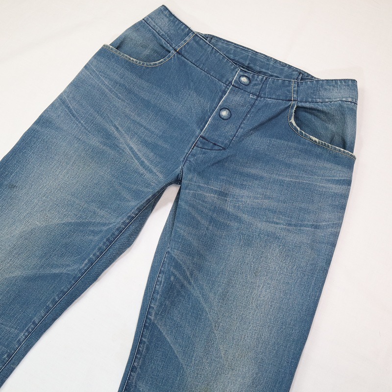 希少 Levi's リーバイス 7002 プリントタグ レギュラーストレートジーンズ メンズデニム 日本製 W29 M相当_画像4