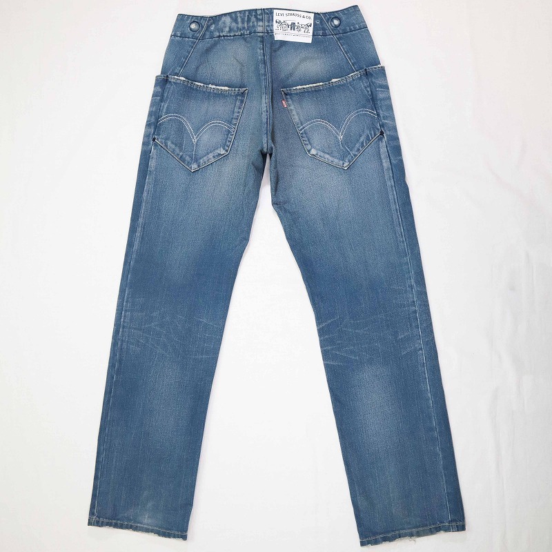 希少 Levi's リーバイス 7002 プリントタグ レギュラーストレートジーンズ メンズデニム 日本製 W29 M相当_画像3