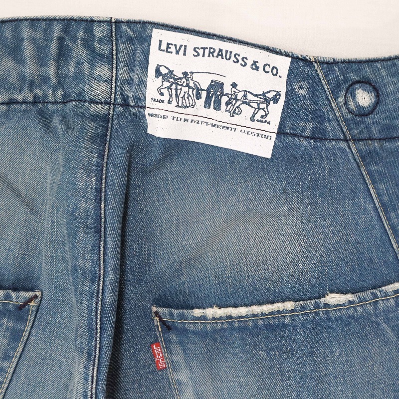 希少 Levi's リーバイス 7002 プリントタグ レギュラーストレートジーンズ メンズデニム 日本製 W29 M相当_画像8