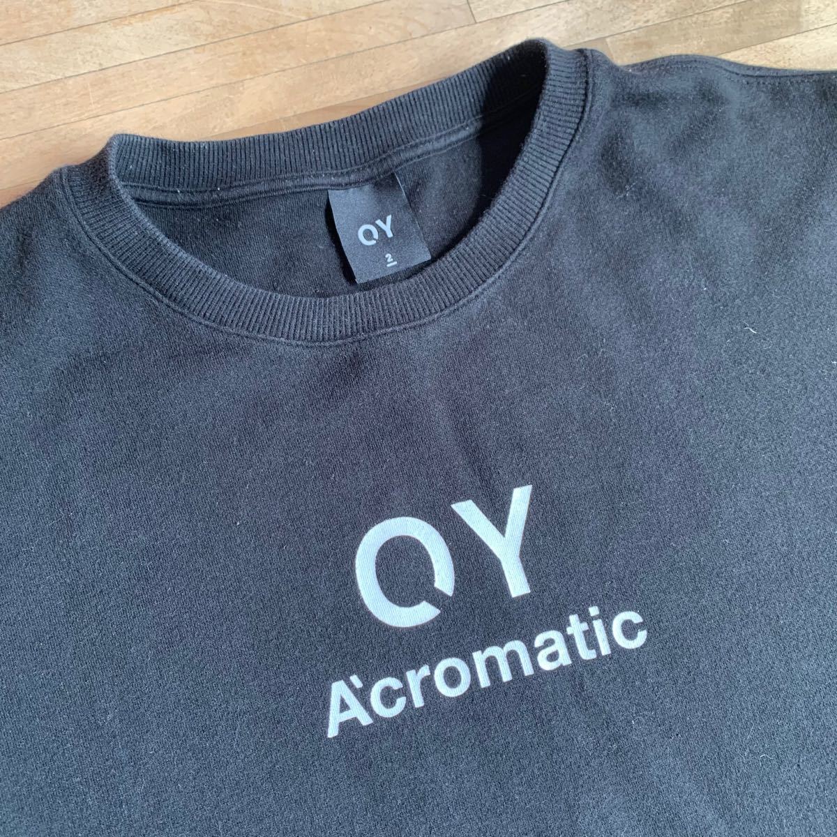 OY オーワイ ビック バックプリント ブラック 黒 L ロゴ ロゴTシャツ