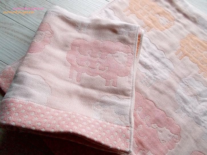  new goods * now . towel *.* four -ply gauze packet 2 sheets * baby Kett * bath towel also * sheep *...* pink series *