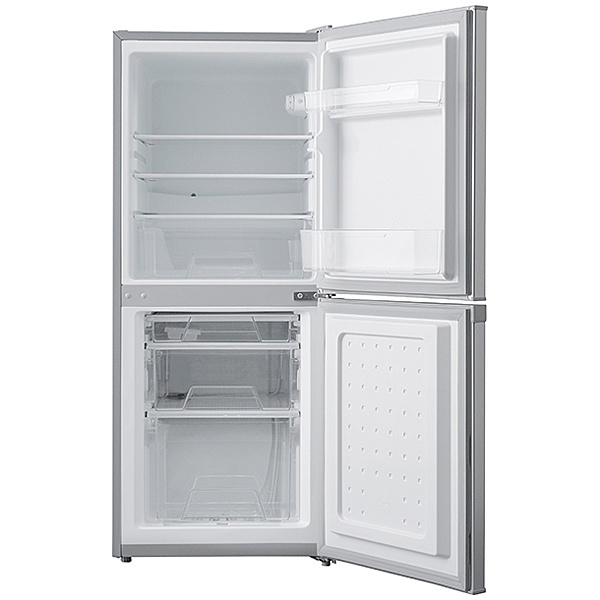 国内最安値！ 右開き 省エネ 直冷式 IRSD-14A-S 冷凍庫 ノンフロン 142L 2ドア 小型 冷蔵庫 新品 送料無料 アイリスオーヤマ シルバー 大容量 一人暮らし 100リットル～