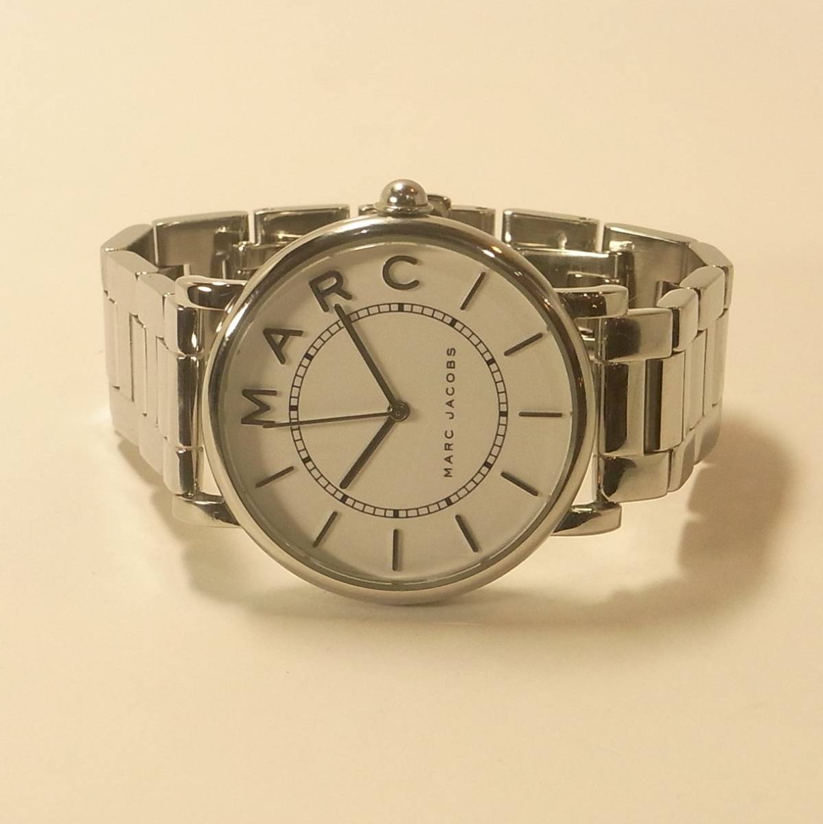 美品 稼働品 MARK JACOBS マークジェイコブス 腕時計 クオーツ 箱 説明書 あまりゴマ有 MJ3521