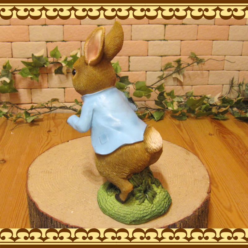  Peter Rabbit. ornament ... ornament runs Peter latiyu rabbit figure ba knee objet d'art garden veranda art 