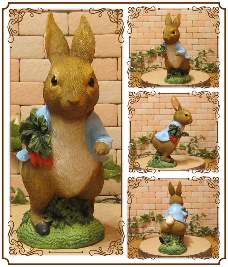  Peter Rabbit. ornament ... ornament runs Peter latiyu rabbit figure ba knee objet d'art garden veranda art 