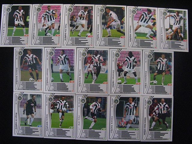 PANINI/パニーニ WCCF 2005-06ヨーロッパサッカークラブ選手カード(ウディネーゼ・カルチョ)16枚セット☆257～272/336☆EUROPEAN CLUBS_画像2