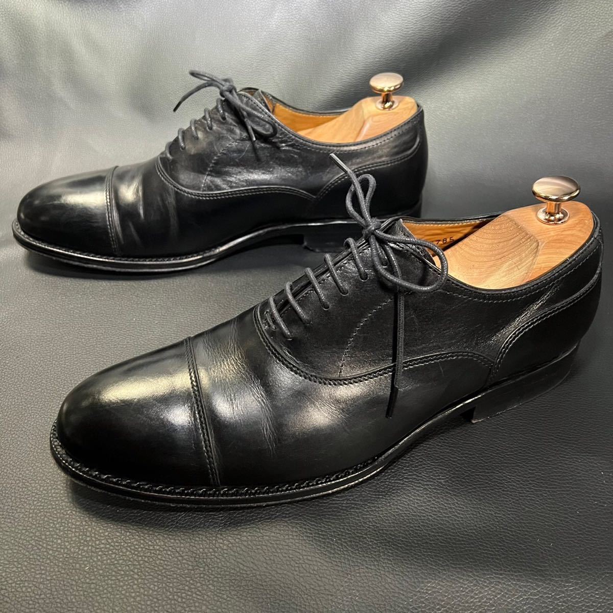 【美品】JALAN SRIWIJAYA ジャランスリウァヤ　革靴　ビジネスシューズ　ストレートチップ　41 26.0cm 黒　ブラック　メンズ