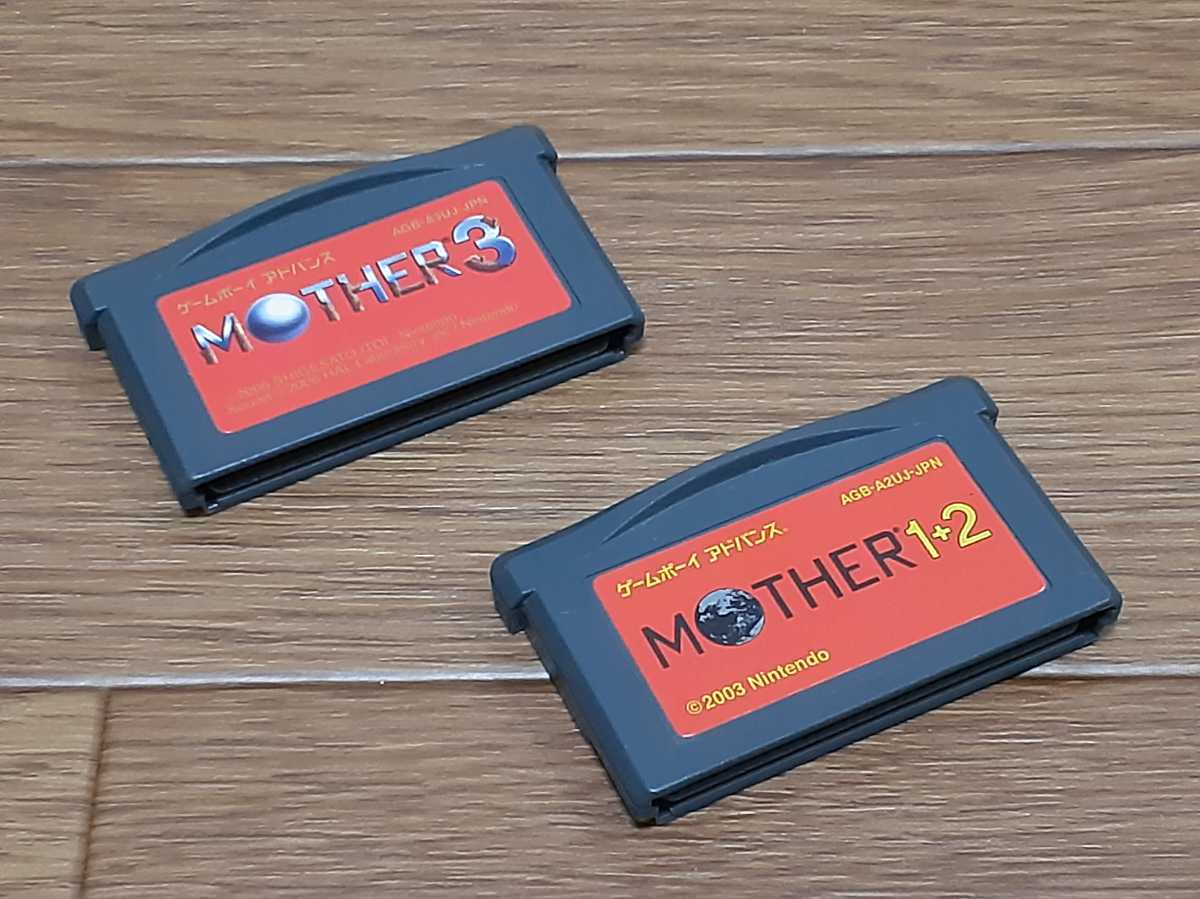 アドバンス　マザー1+2 マザー3　　　GBA 　MOTHER1+2 MOTHER3 　　　ゲームボーイアドバンス 