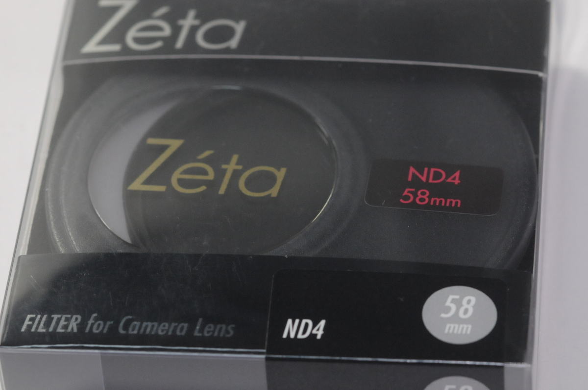 [ не использовался нераспечатанный ] Kenko 58mm Zeta ND4 уменьшение света высокая эффективность фильтр Kenko [ труба 871J]