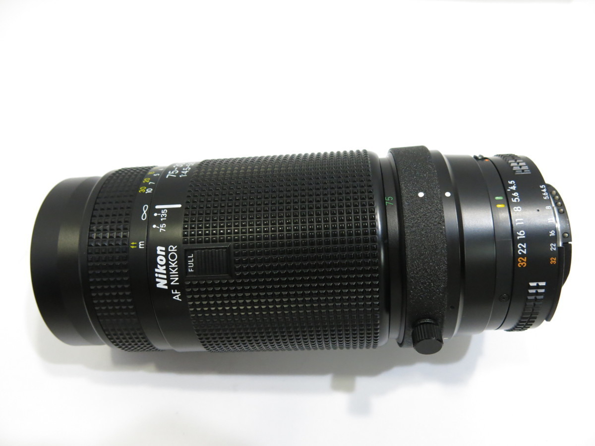 レンズ 】Nikon AF NIKKOR 75-300mm F4.5-5.6 ニコン レンズ 三脚座付 日本製 [管QS179] 