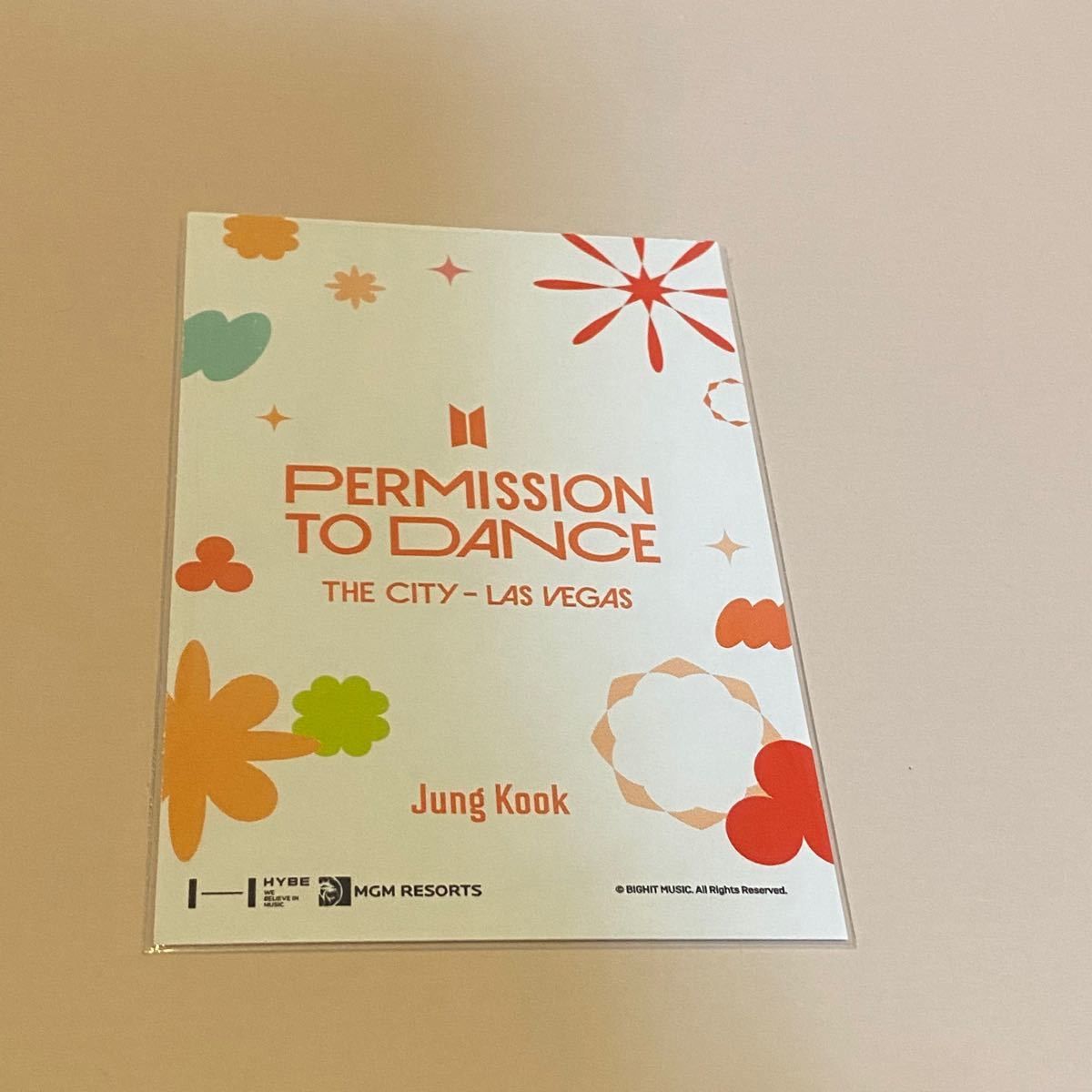 激安通販販売 BTS PTD ラスベガス MGMホテル宿泊特典 トレカ テテ V