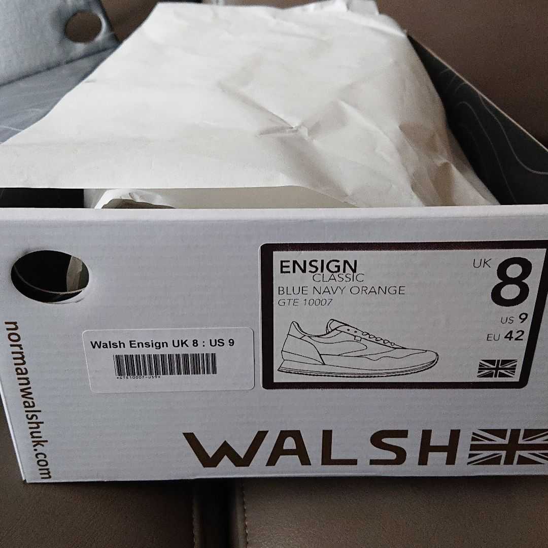 WALSH ウォルシュ ensign イングランド製 スニーカー made in ENGLAND