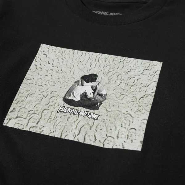 FUCKING AWESOME ファッキング オーサム face embrace LONG SLEEVE TEE Tシャツ ロンT 新品 未使用 M サイズ BLACK ブラック 黒 送料無料_画像2