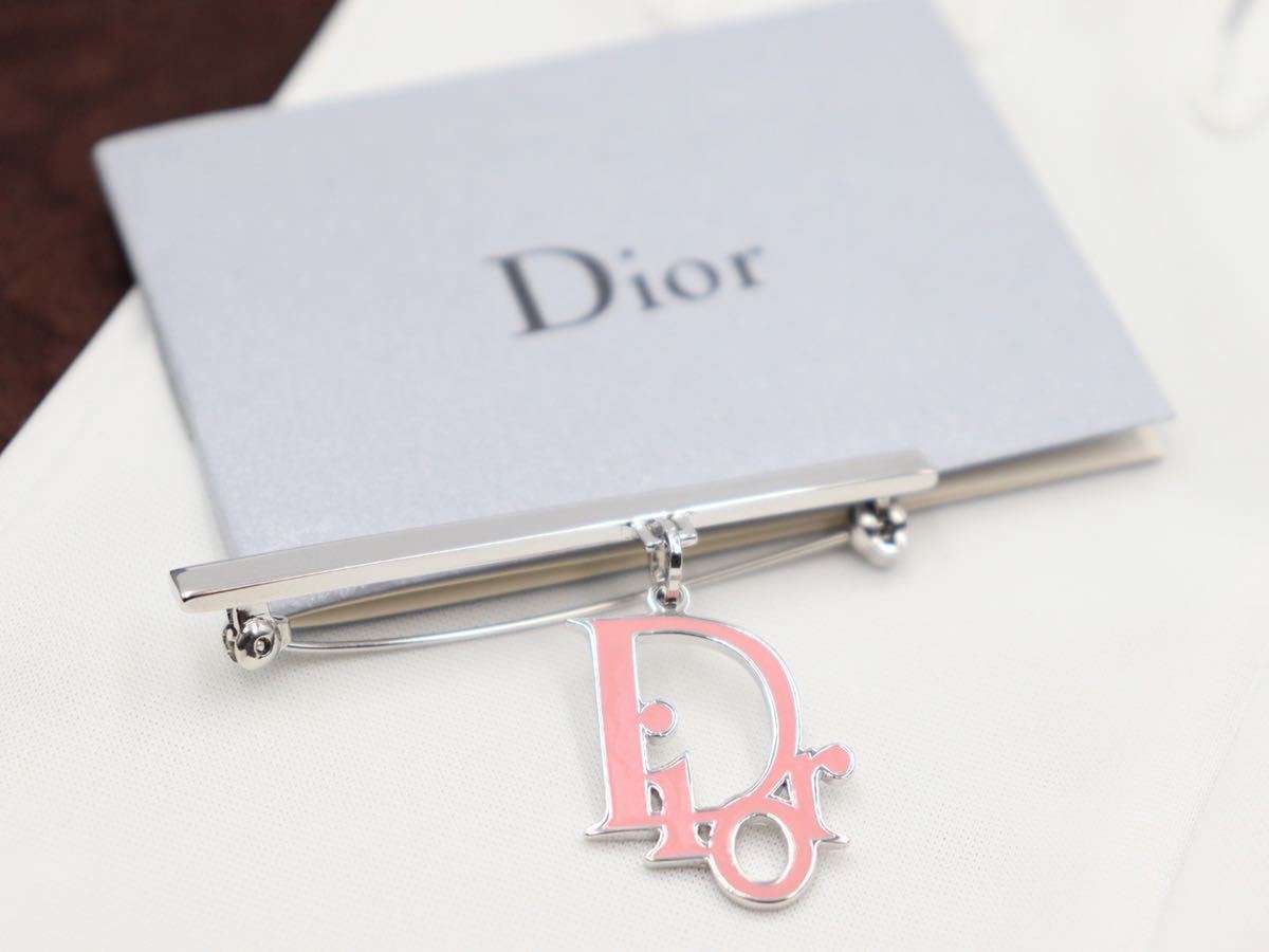 【美品】希少 Christian Dior ブローチ ロゴ クリスチャン ディオール ヴィンテージ アクセサリー レディース スーツ ジャケット レア i7_画像6