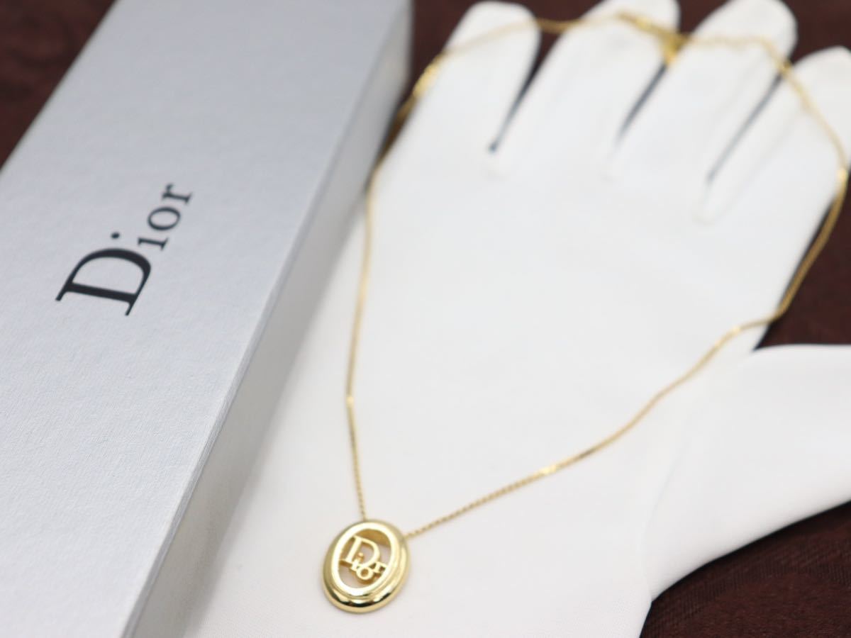 いいスタイル クリスチャン ネックレス Dior 【極美品】サークルロゴ