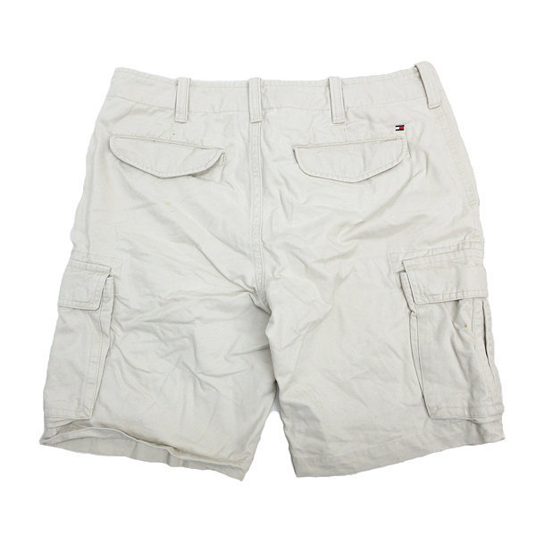 k# Tommy Hilfiger /TOMMY HILFIGER 6 pocket cargo shorts / shorts [33] beige /MENS#48[ used ]