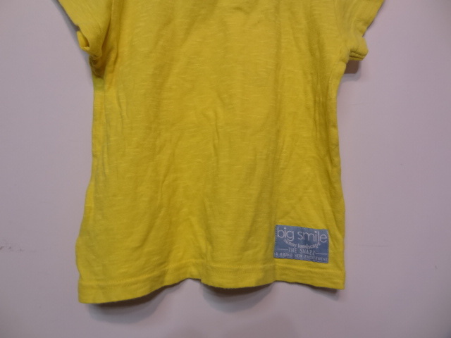 全国送料無料 サニーランドスケープ F.O.インター製 子供服キッズベビー男＆女の子 半袖黄色Tシャツ 90