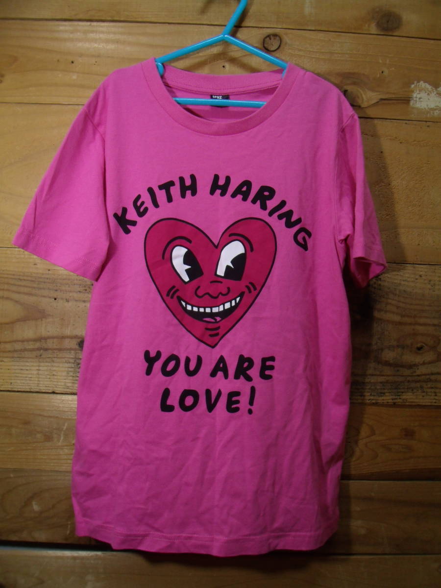全国送料無料 ユニクロ 140 Haring Keith Sprzny キースへリング ピンク色tシャツ 子供服キッズ男女の子プリント半袖 激安直営店 Sprzny 全国送料無料 ユニクロ 140 Haring Keith Sprzny キースへリング ピンク色tシャツ 子供服キッズ男女の子プリント半袖 激安直営店 Sprzny