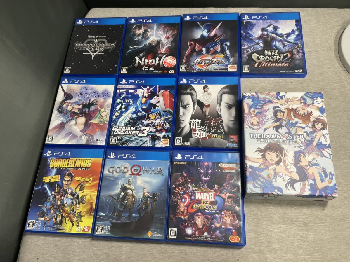PS4 プレイステーション4 ソフト10本セット キングダムハーツ 龍が如く