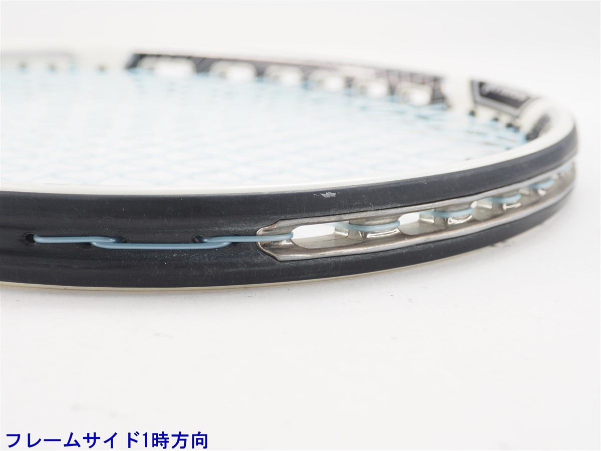 中古 テニスラケット プリンス イーエックスオースリー ハリアー 100 ホワイト 2013年モデル (G2)PRINCE EXO3 HARRIER 100 WHITE 2013_画像7
