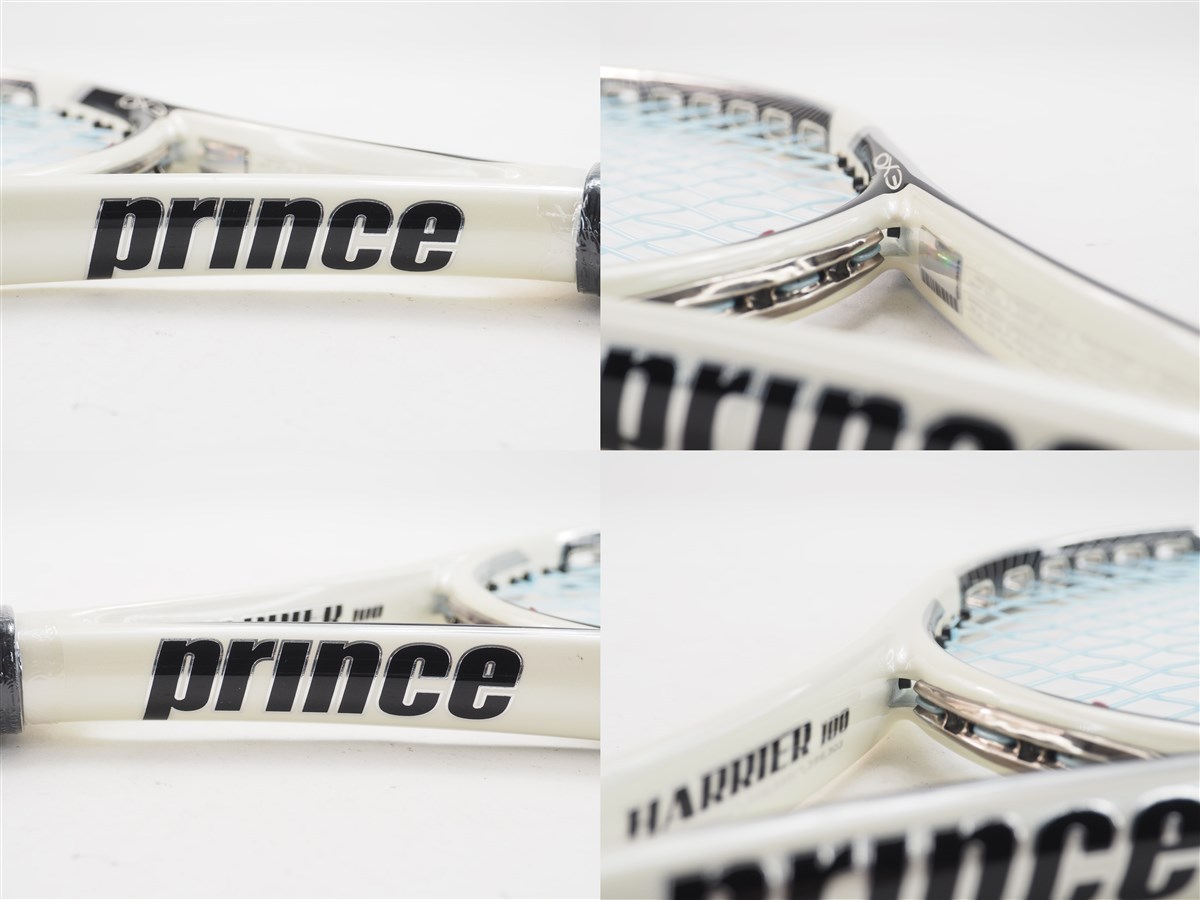 中古 テニスラケット プリンス イーエックスオースリー ハリアー 100 ホワイト 2013年モデル (G2)PRINCE EXO3 HARRIER 100 WHITE 2013_画像4