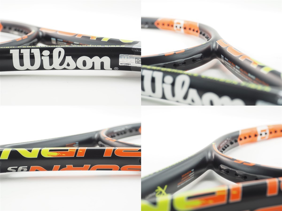 中古 テニスラケット ウィルソン バーン 95 2015年モデル (G2)WILSON BURN 95 2015_画像4