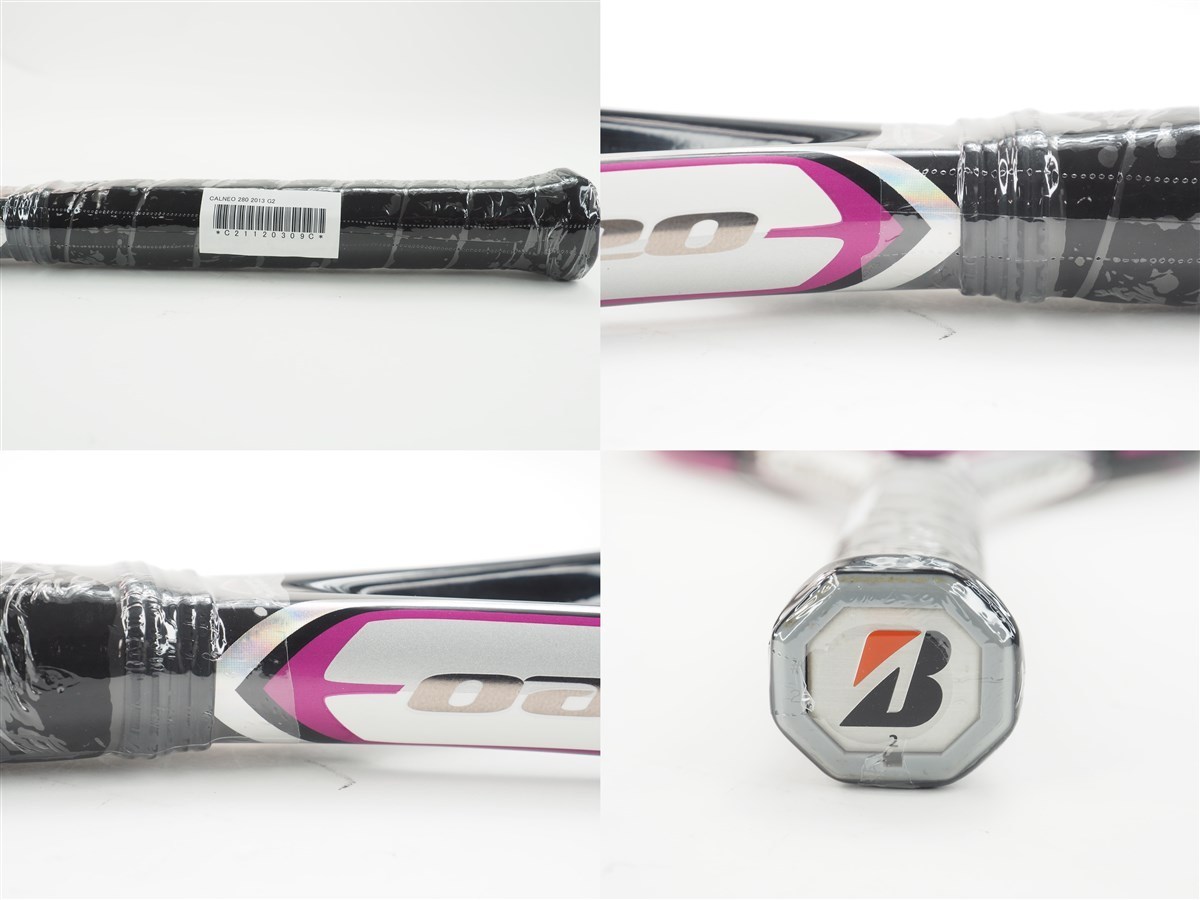 中古 テニスラケット ブリヂストン カルネオ 280 2013年モデル (G2)BRIDGESTONE CALNEO 280 2013_画像3