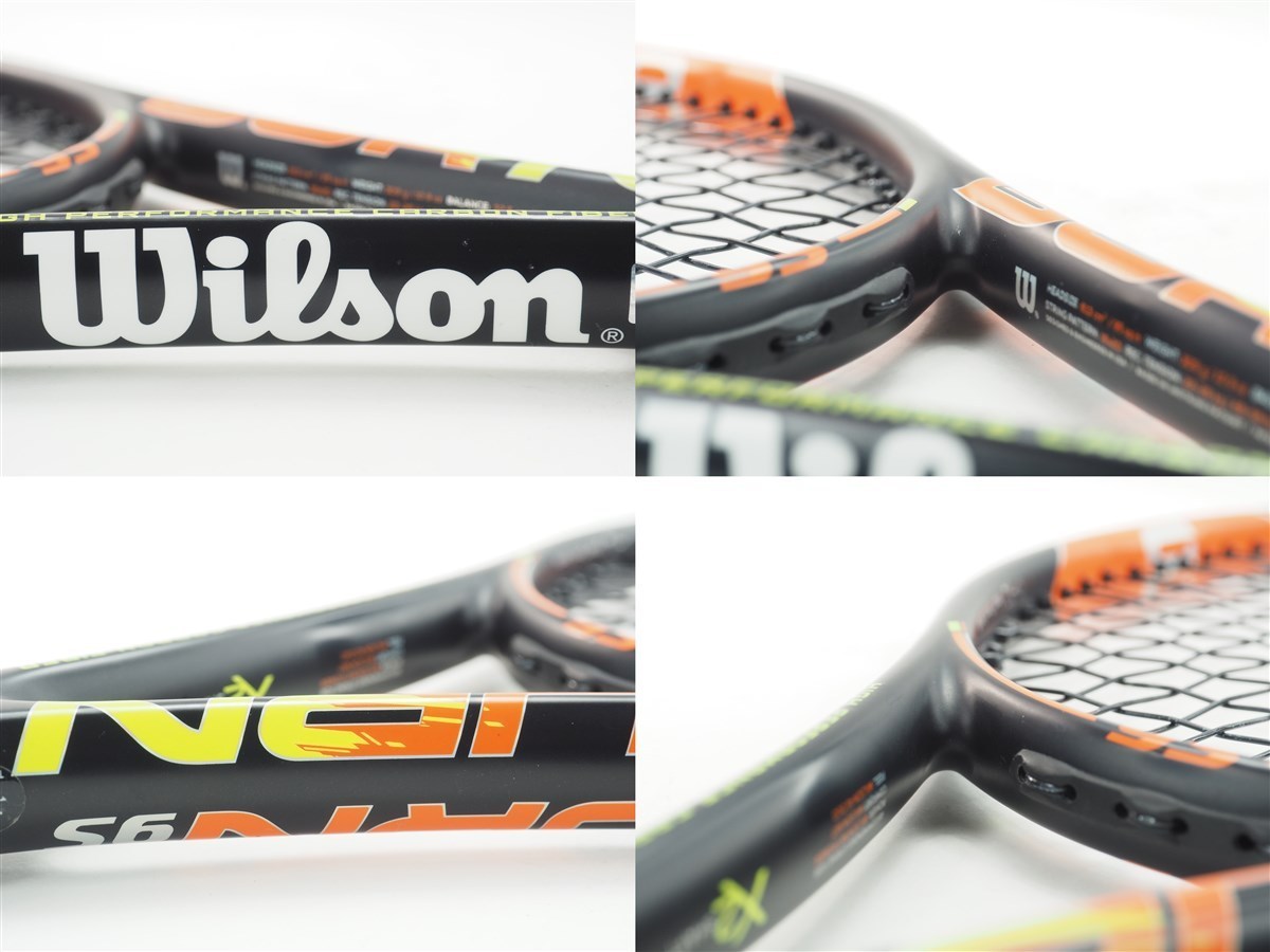 中古 テニスラケット ウィルソン バーン 95 2015年モデル (G2)WILSON BURN 95 2015_画像4