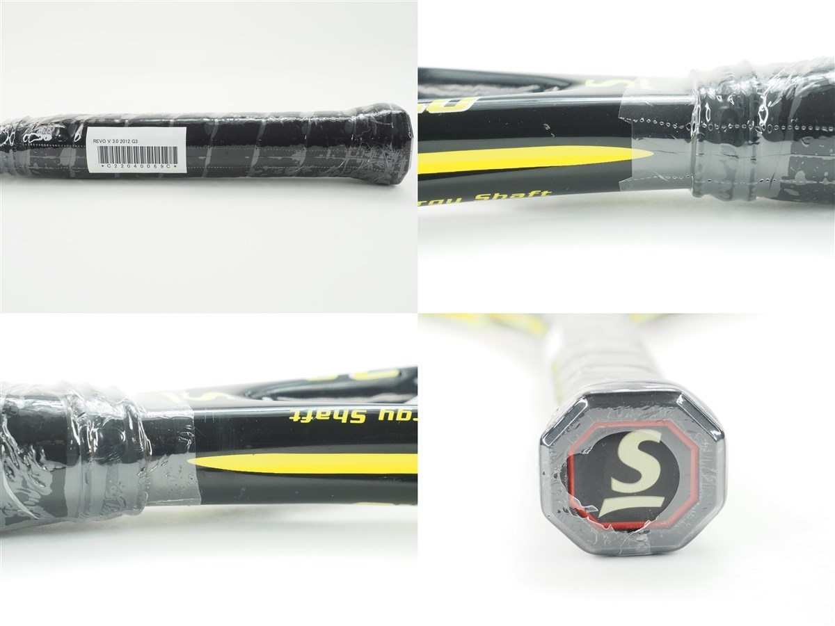 中古 テニスラケット スリクソン レヴォ ブイ 3.0 2012年モデル【一部グロメット割れ有り】 (G3)SRIXON REVO V 3.0 2012_画像3