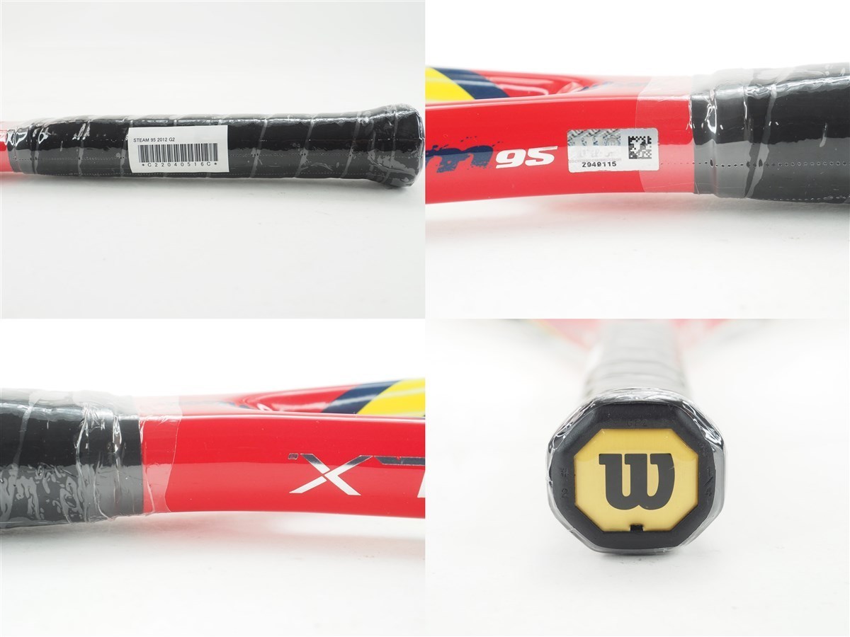 中古 テニスラケット ウィルソン スティーム 95 2012年モデル (G2)WILSON STEAM 95 2012_画像3