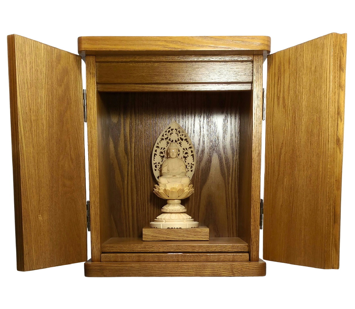 ◇24◇ ☆値下☆国産品 本紫檀 軸二方練り 22-57号台付 仏壇 ◇24◇ ☆値下☆国産品 本紫檀 軸二方練り 22-57号台付 仏壇